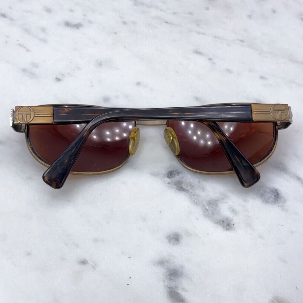 Sergio Tacchini ST 1060-S T8060-S-P Large Bronze Gold Sunglasses Frames Only 140 - Picture 6 of 10